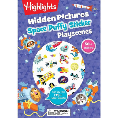 Highlights Space Hidden Pictures Puffy Sticker Playscenes