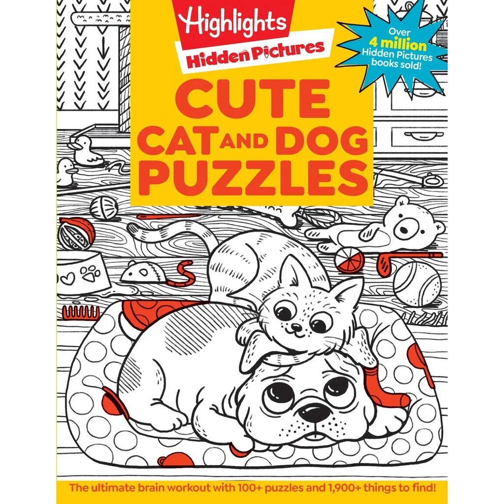 Highlights Cute Cat and Dog Puzzles
