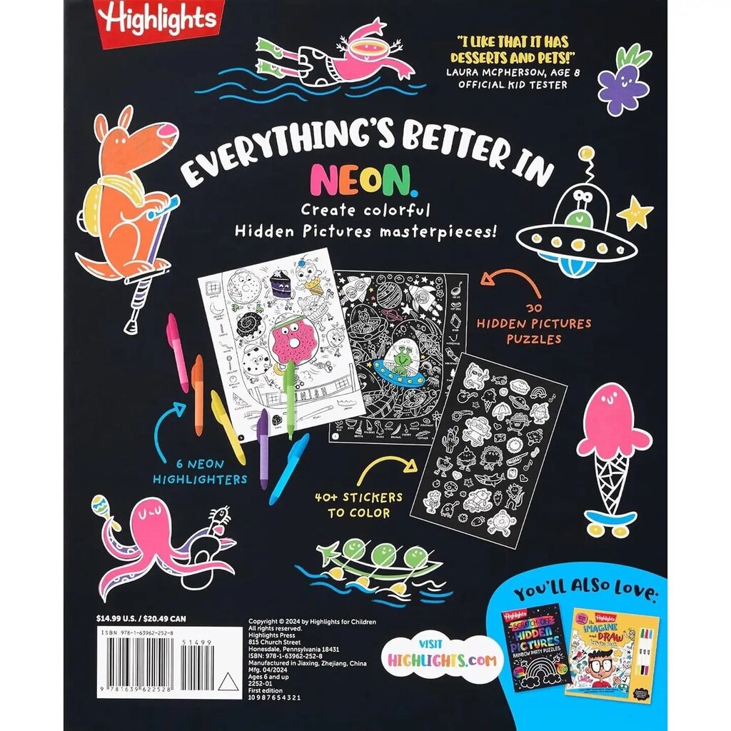 Highlights Rainbow Neon Hidden Pictures