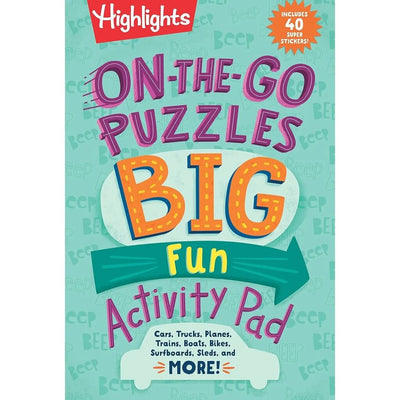 Highlights On-The-Go Puzzles Big Fun Activity Pad