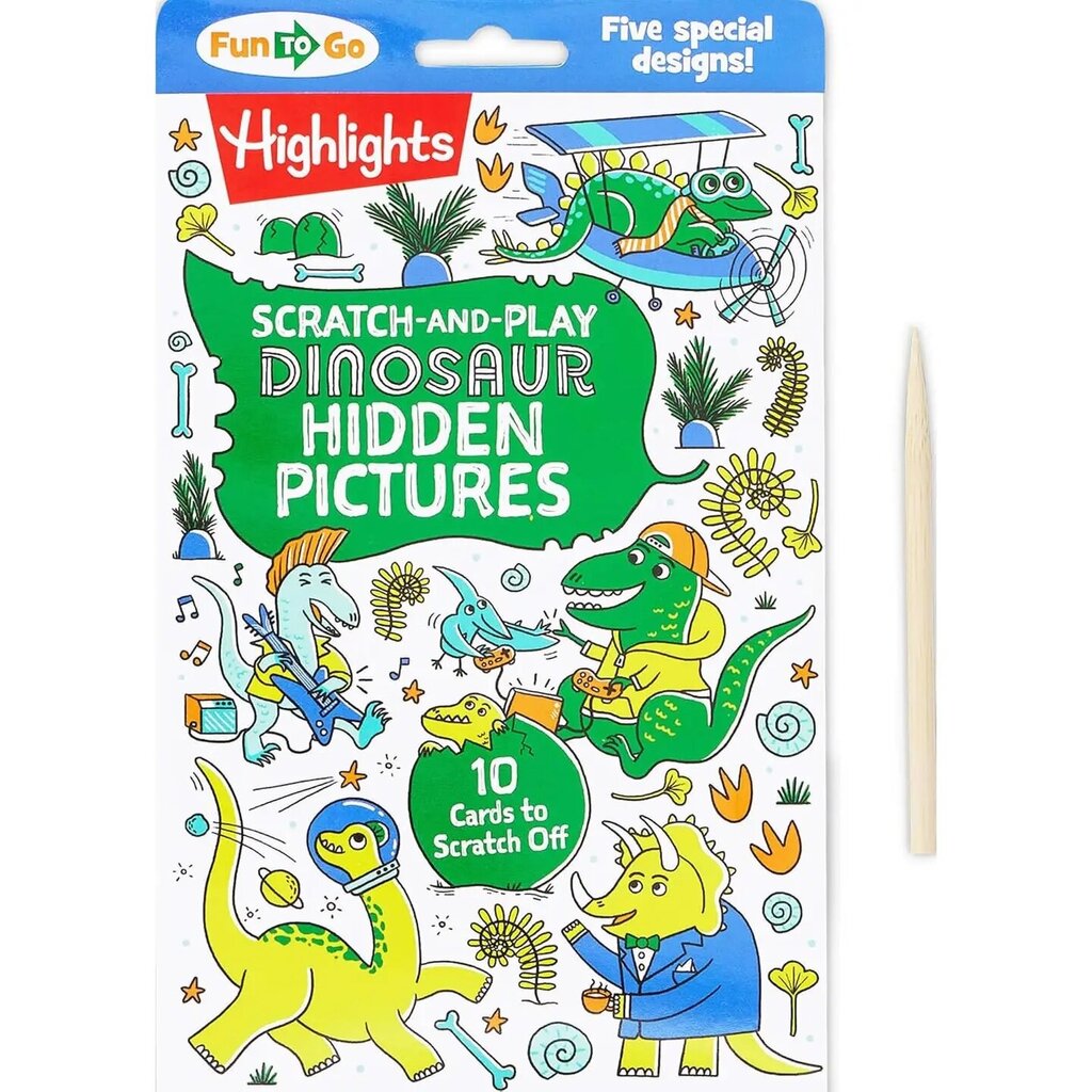 Highlights Scratch-And-Play Dinosaur Hidden Pictures