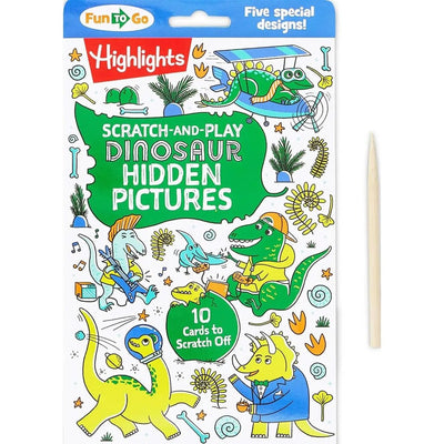 Highlights Scratch-And-Play Dinosaur Hidden Pictures