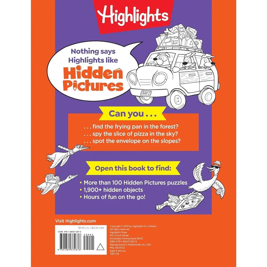 Highlights Hidden Pictures Travel Puzzles