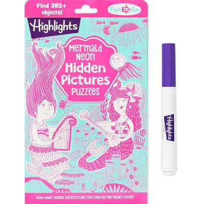 Highlights Mermaid Neon Hidden Pictures Puzzles