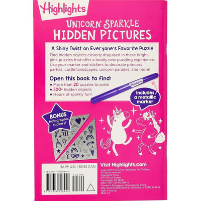 Highlights Unicorn Sparkle Hidden Pictures Puzzles