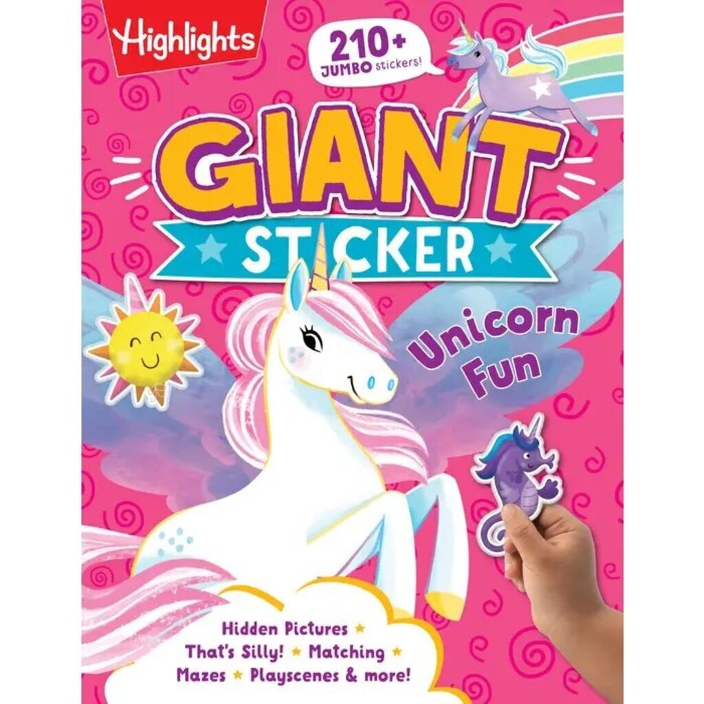 Highlights Giant Sticker Unicorn Fun