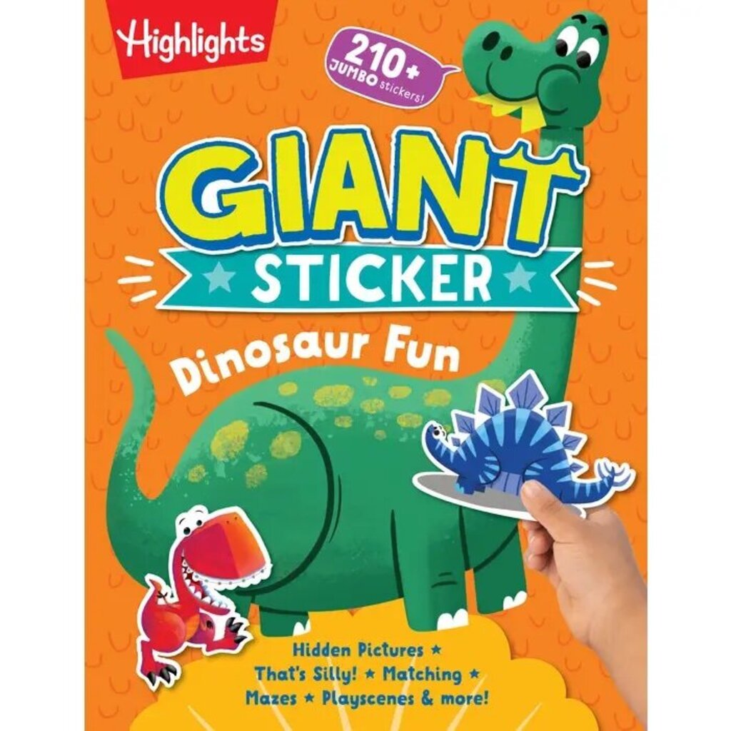 Highlights Giant Sticker Dinosaur Fun