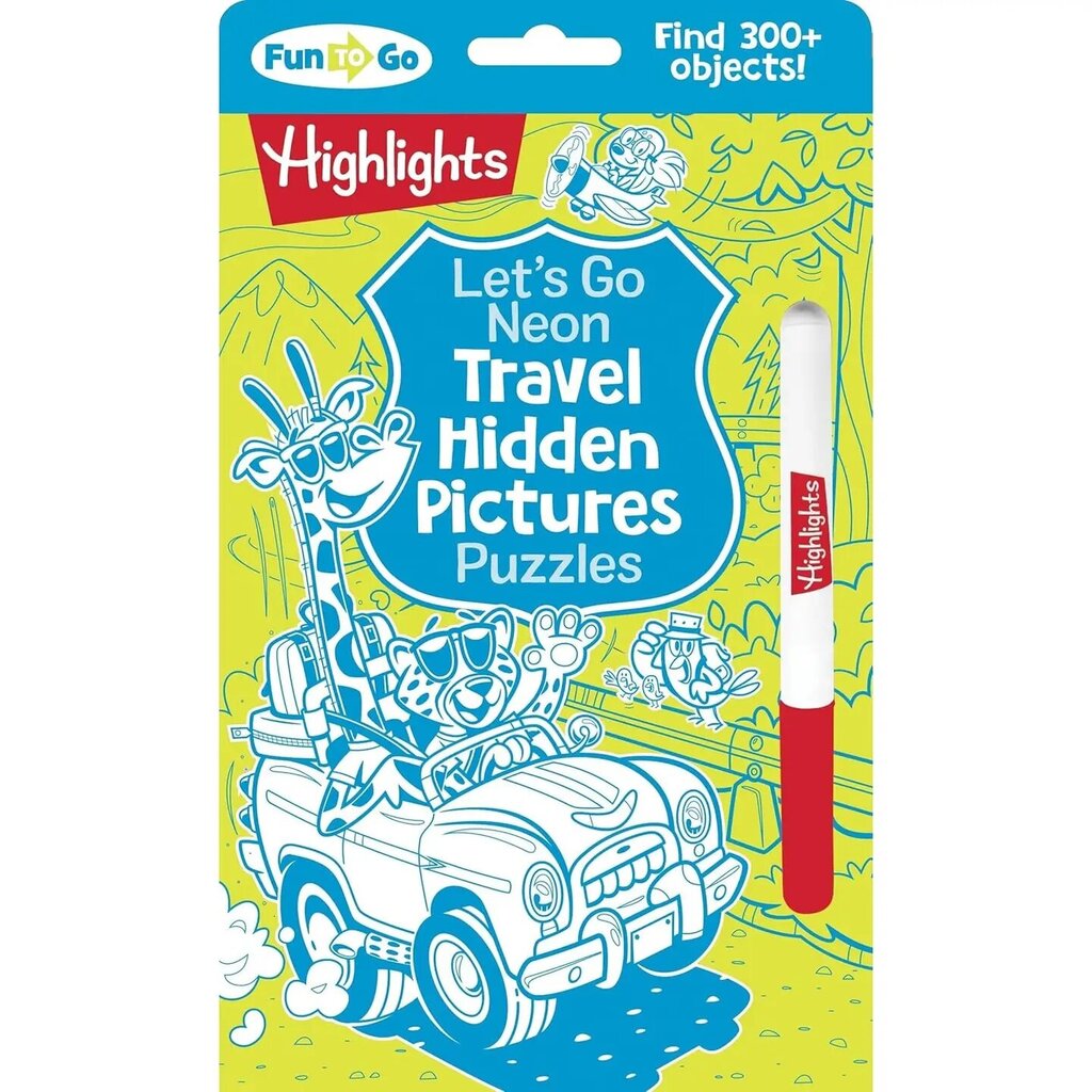 Highlights Let's Go Neon Travel Hidden Pictures Puzzles