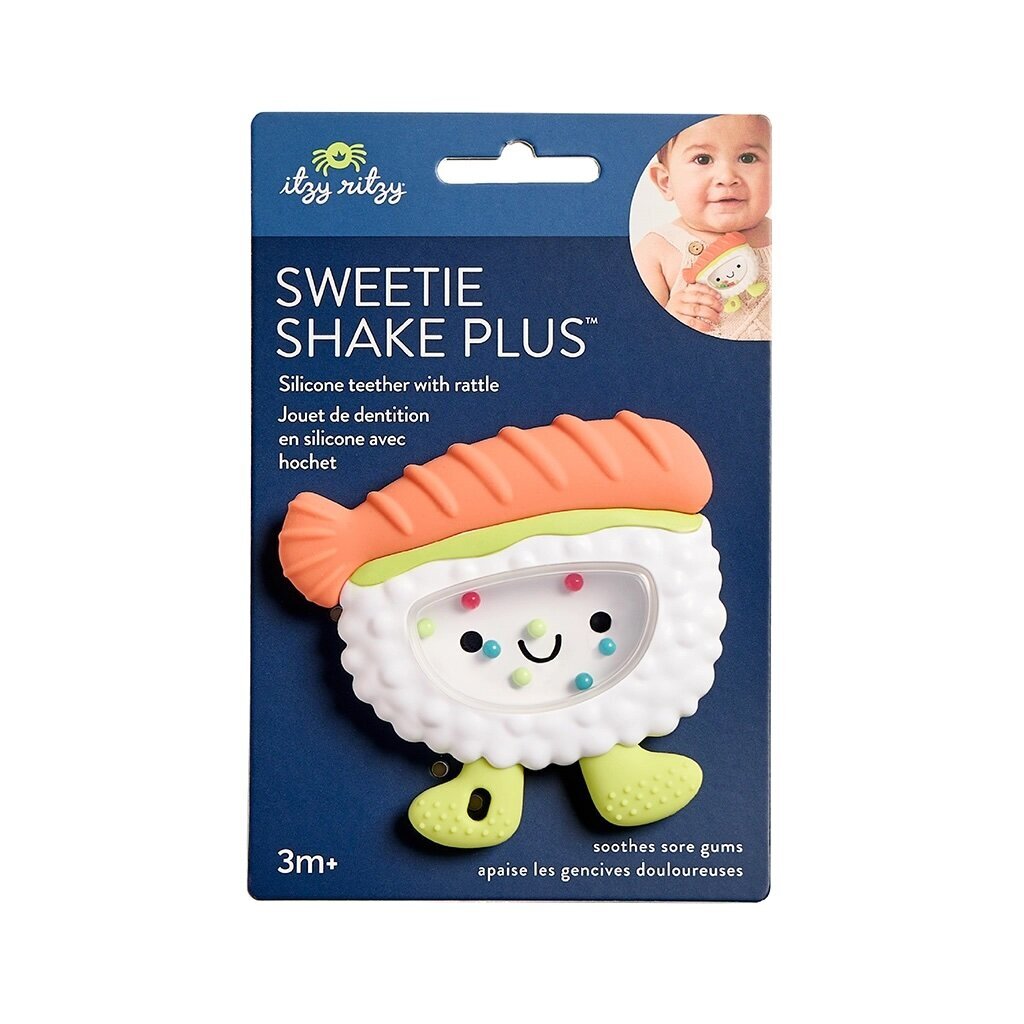 Sweetie Shake Plus - Teething + Rattle Toy - Sushi