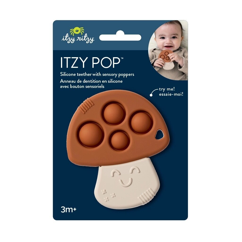 Itzy Pop Sensory Popper Toy - Mushroom