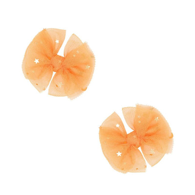 2-Pack Tulle Baby FAB Hair Bow Clips