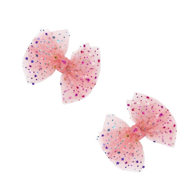 2-Pack Tulle Baby FAB Hair Bow Clips