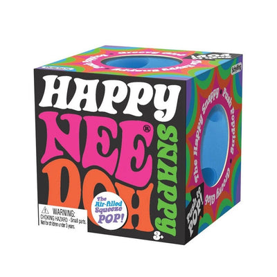Happy Snappy Soft Fluff Filled Squeeze Stress Ball (Random Color)
