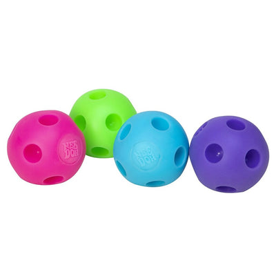 Happy Snappy Soft Fluff Filled Squeeze Stress Ball (Random Color)