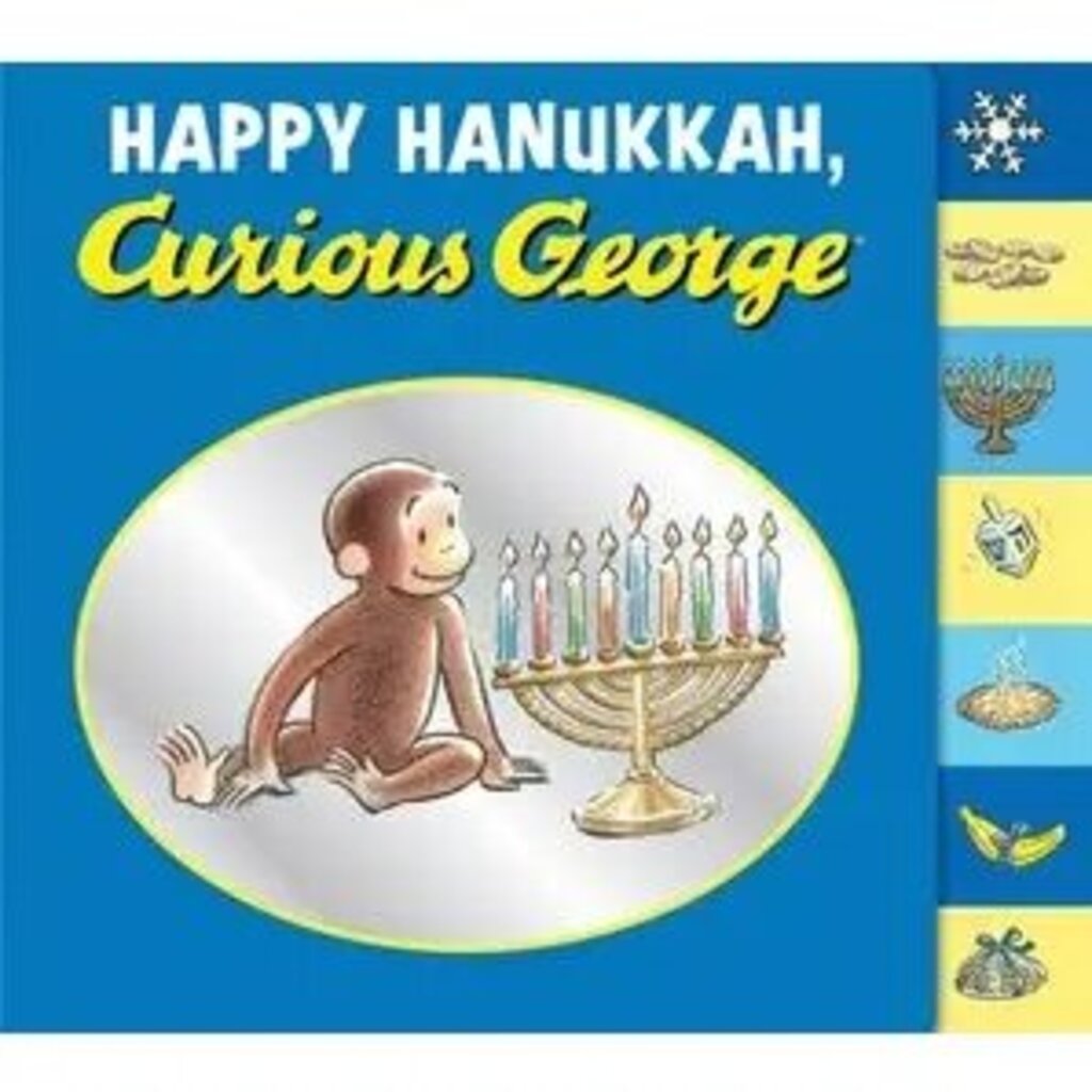 Happy Hanukkah Curious George Tabbed Board Book