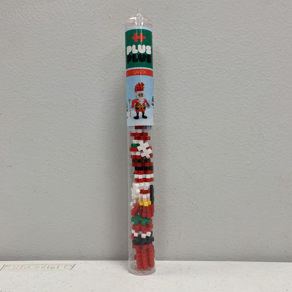 Plus-Plus Christmas Santa Tube