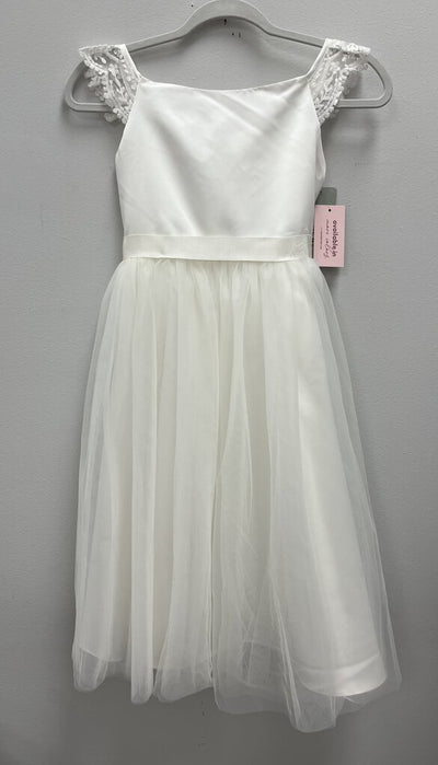 Size 10: David's Bridal NWT Communion/flower girl dress