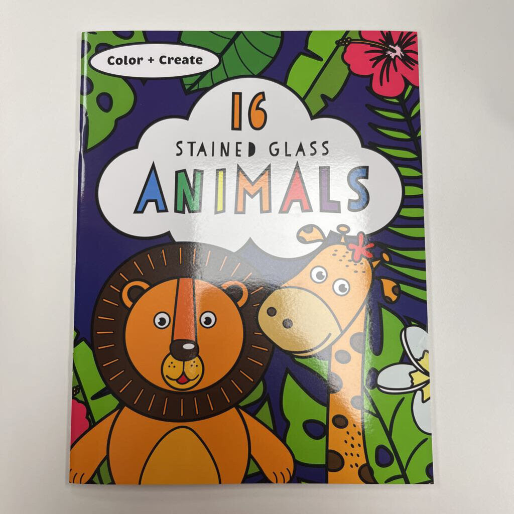 Stained Glass Coloring: Animals