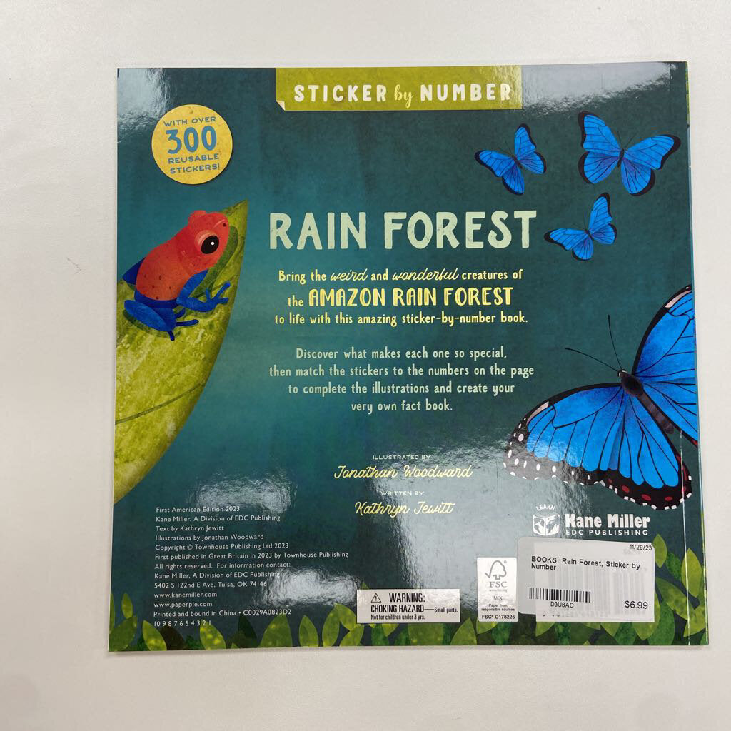 Rain Forest, Sticker by Number