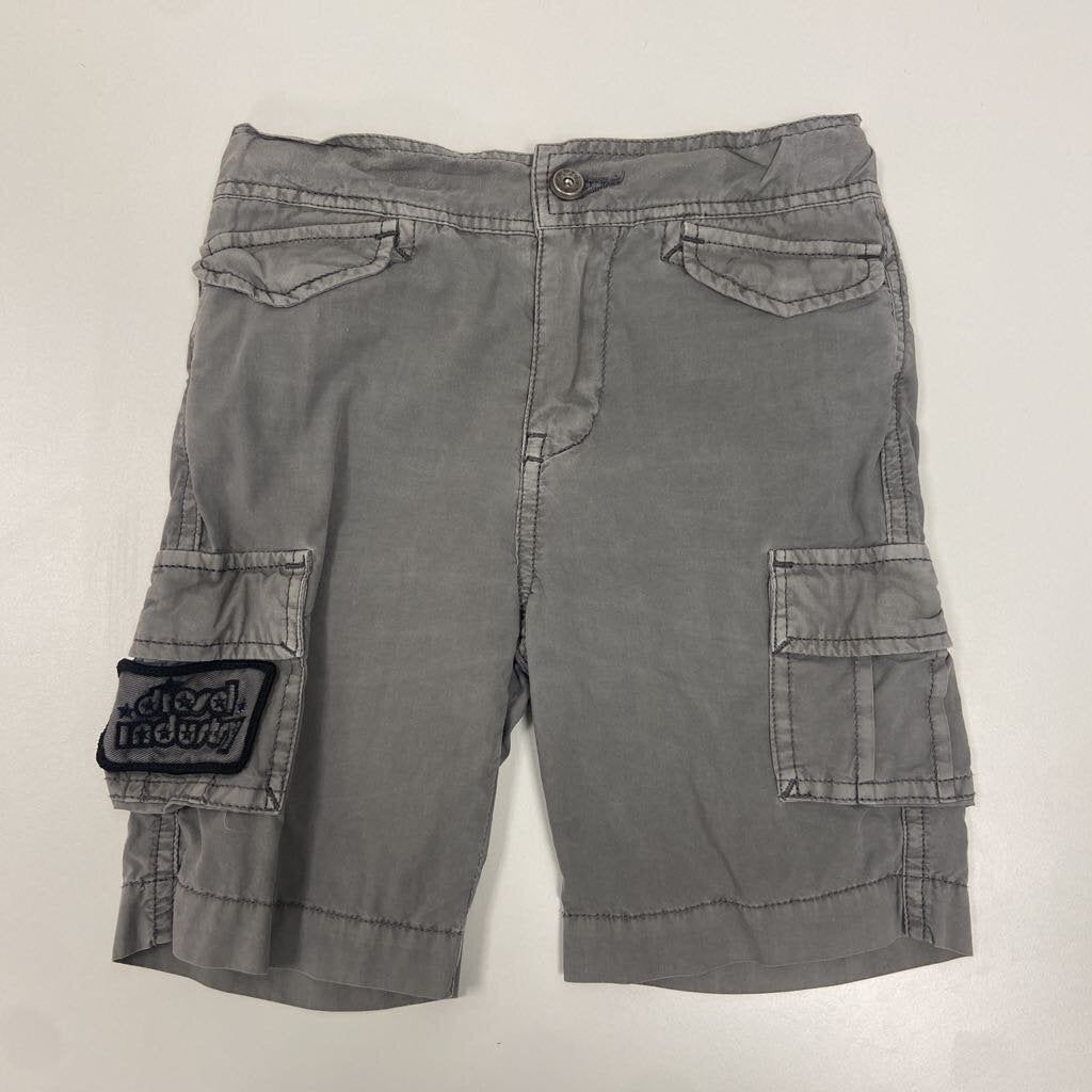 Size 2T: Diesel grey cargo shorts