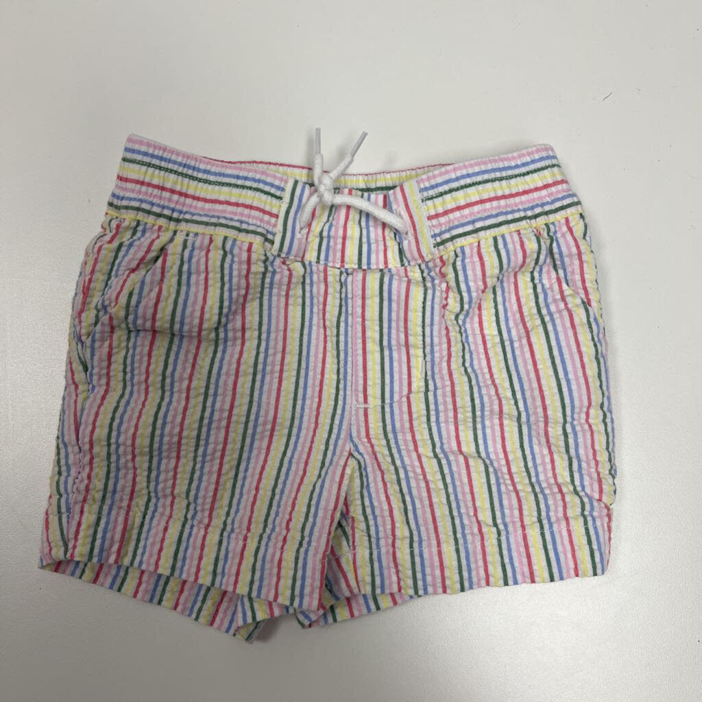 0-3m: Janie and Jack White Mutli Color Shorts