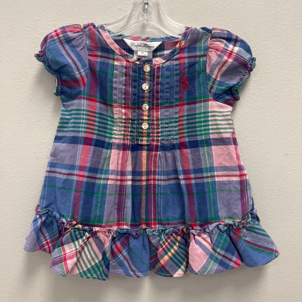 6m: Ralph Lauren madras plaid dress