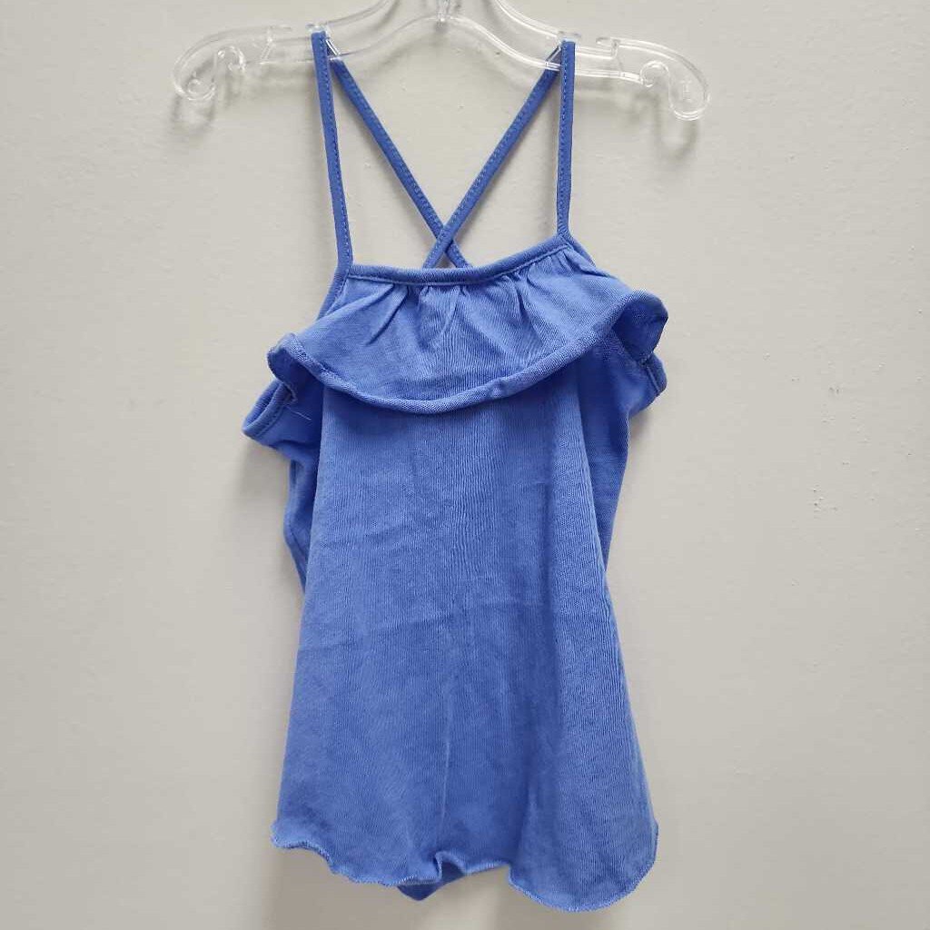 3: Chaser blue spaghetti strap top