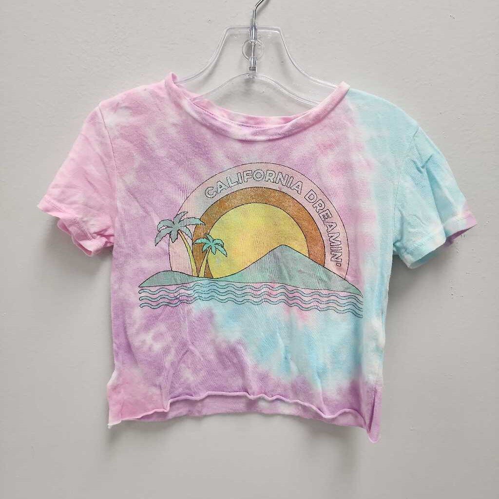 18-24m: Rowdy Sprout tie dye tee California Dreamin'