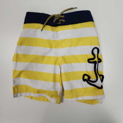 12-18M: Anchor Long Sleeve Rash Guard & Swim Trunks