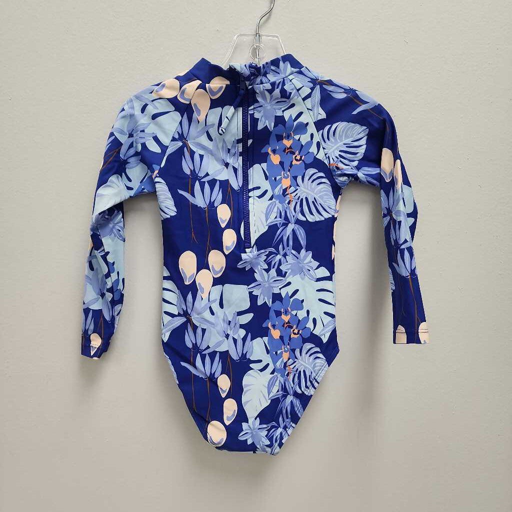 18-24M: SnapperRock blue w/floral swimsuit
