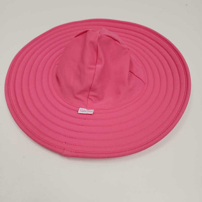 12m-24m: Ruffle Butts pink sun / swim hat