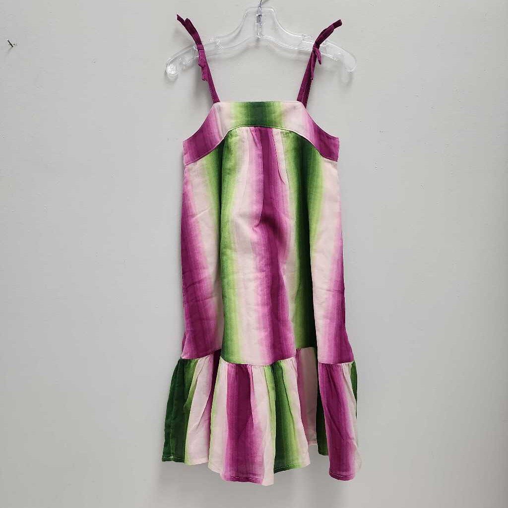 3: Janie & Jack purple/pink/green strap dress NWT