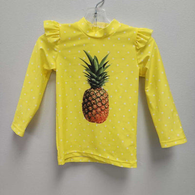 18-24M: Pineapple 2 pc Rash Guard Swimsuit