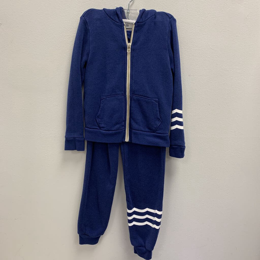 4T: Sol Angeles blue 2pc jacket & sweatpants