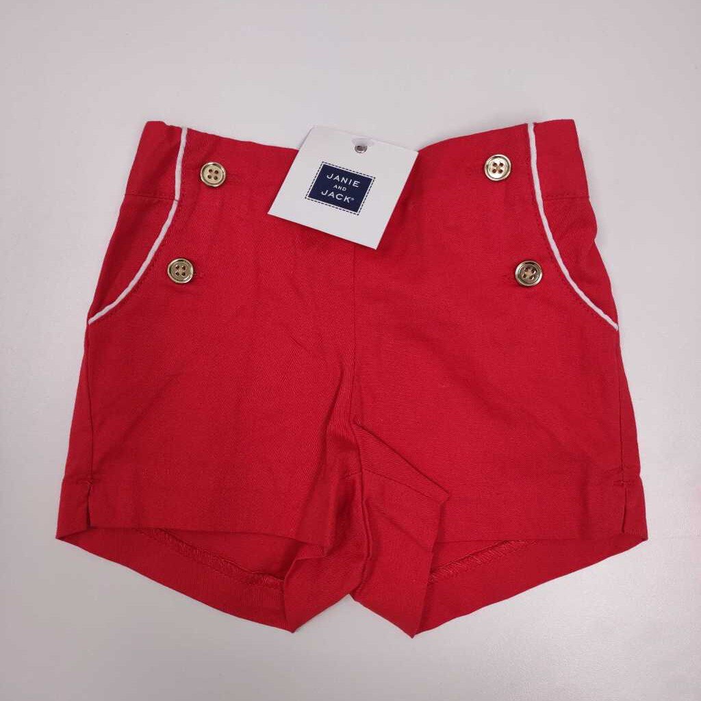 3-6M: Janie and Jack red shorts NWT