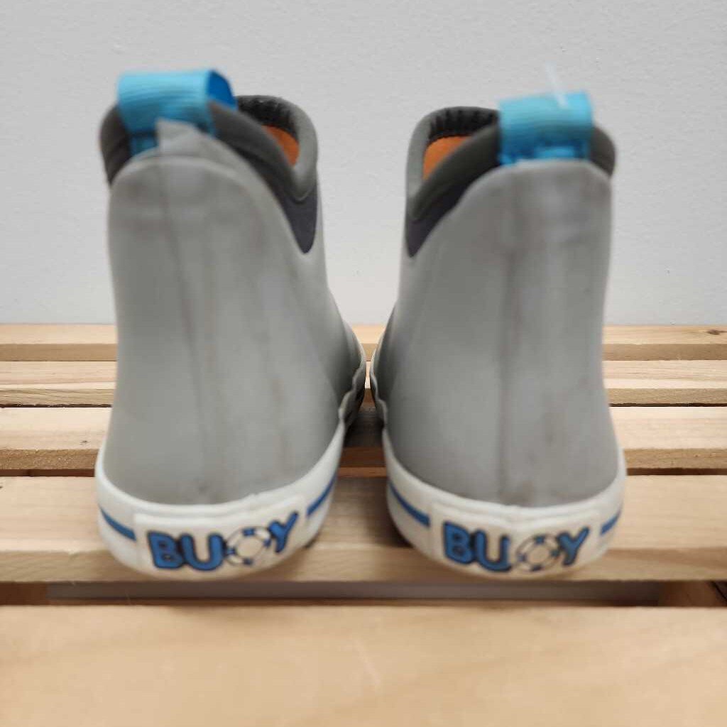 9: Buoy Gray w/ Anchor Ankle Rainboots