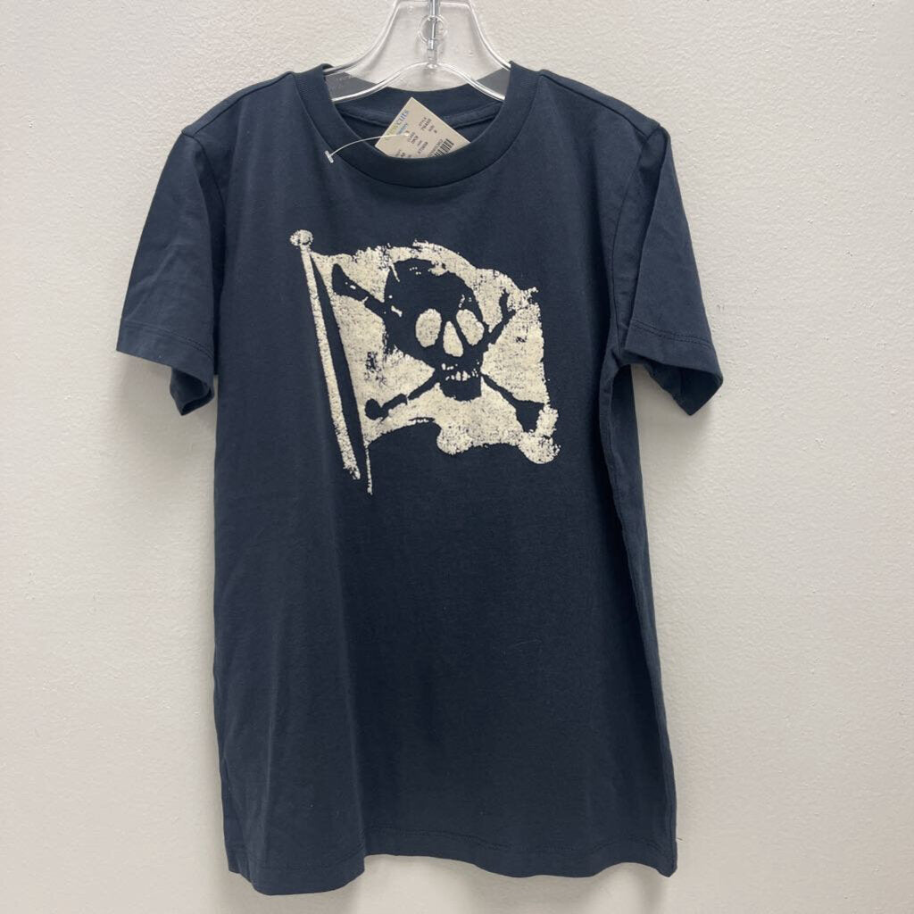 8: Crewcuts Black Pirate Flag Tee NWT