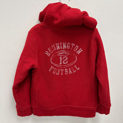 4/5: Crewcuts Sherpa Lined Red Football Champs Zip Up Hoodie