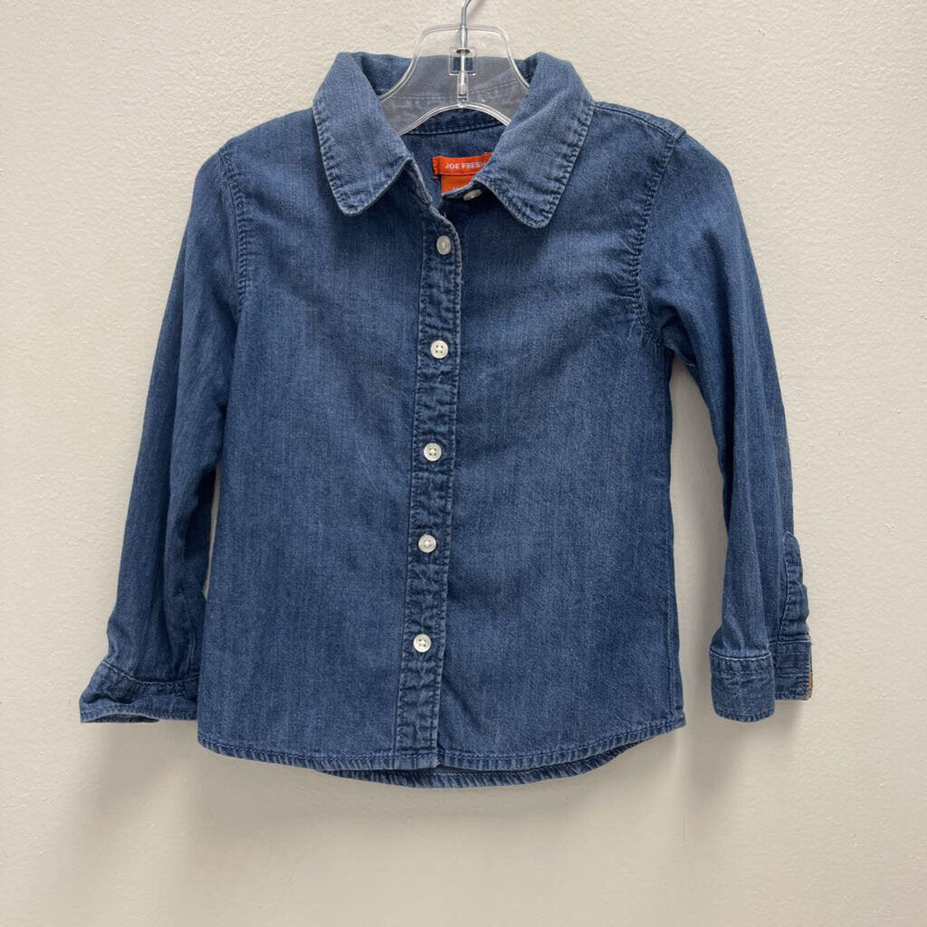 3: Joe Fresh Blue Chambray Collared Shirt