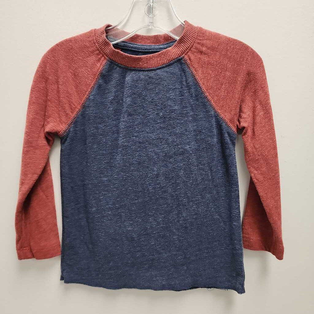 2: ML Mini Two blue/red raglan tshirt