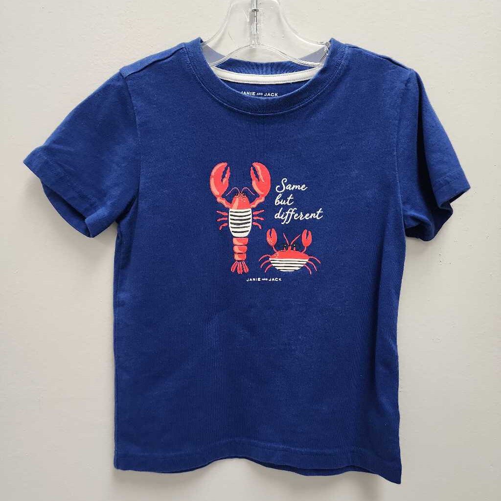 4: Janie and Jack lobster & crab t-shirt