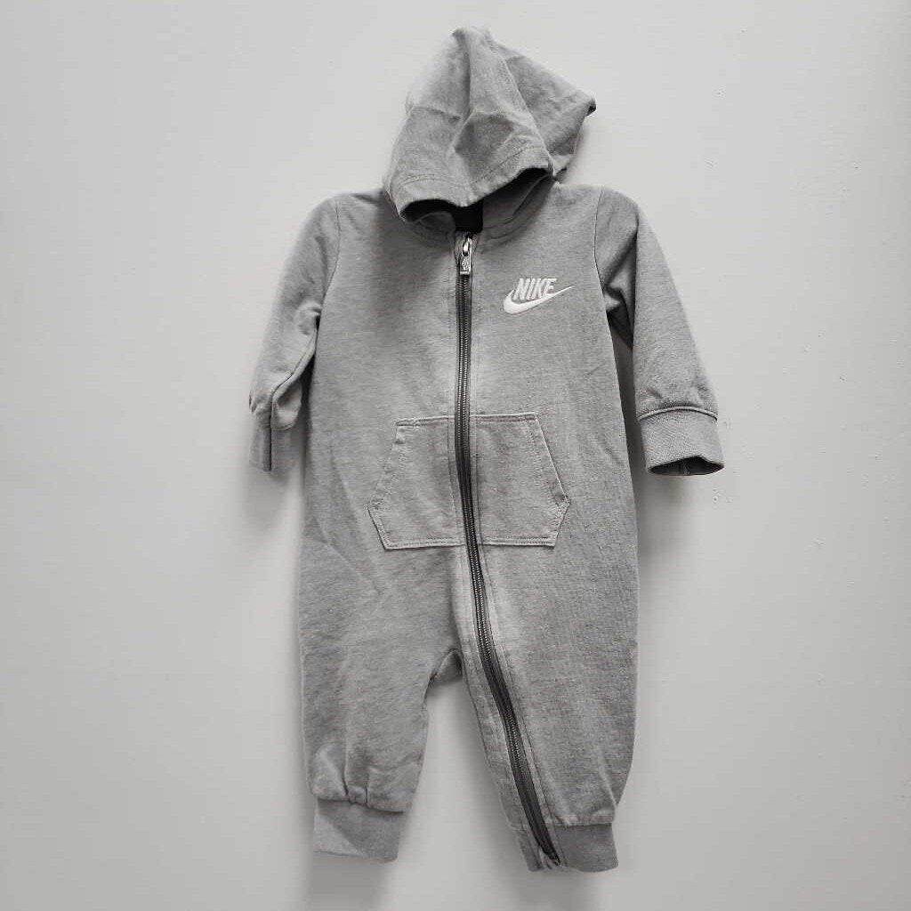 6M: Nike Gray Hooded Coverall