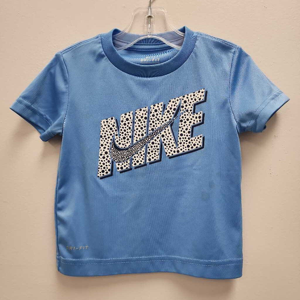 2T: Nike Blue Dri-Fit Logo Tee