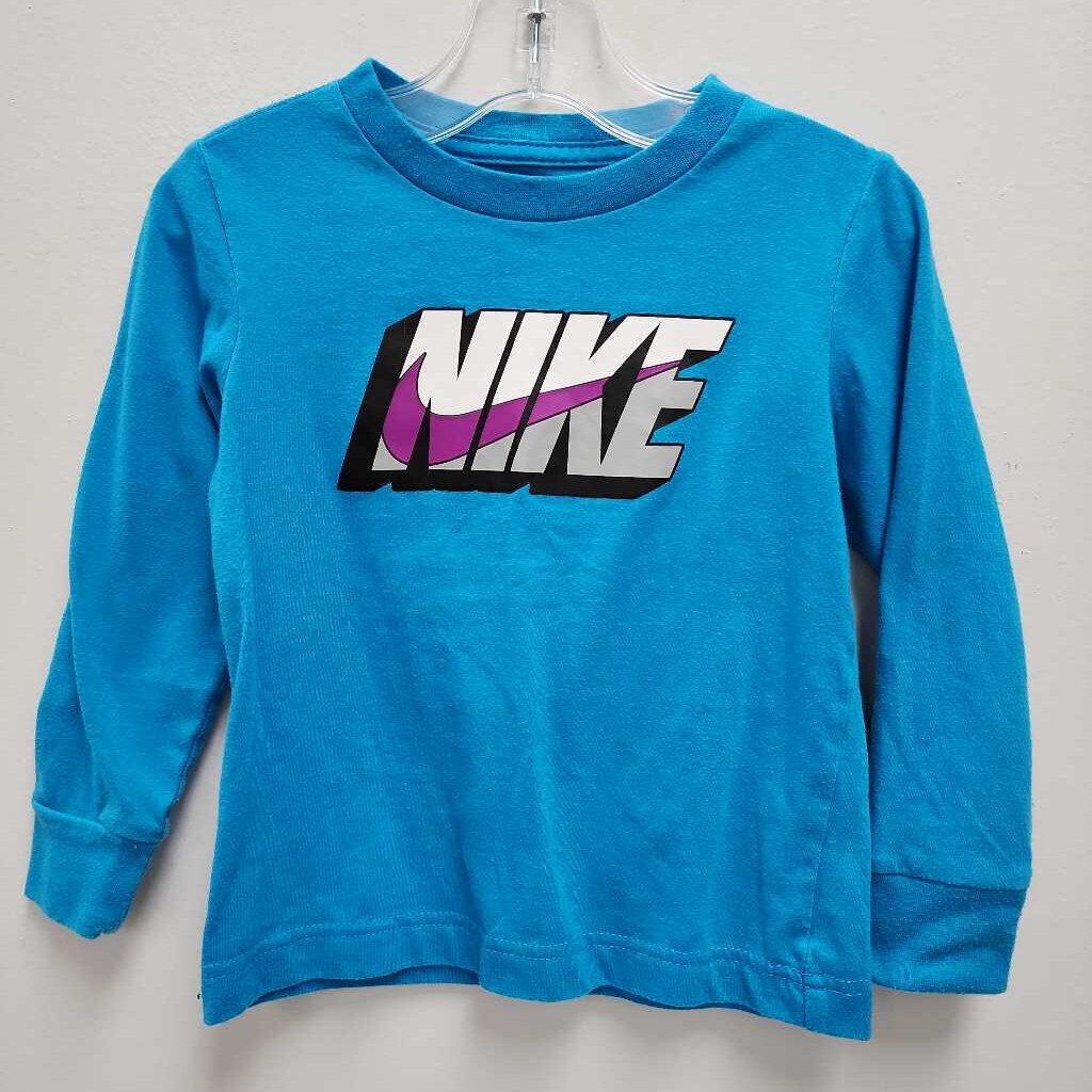 3T: Nike Blue Logo Tee