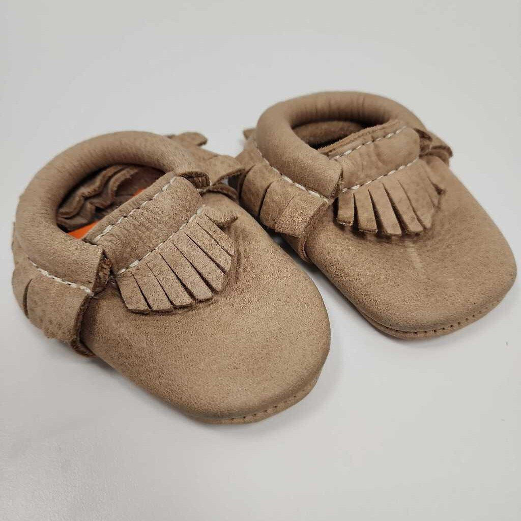 1: Freshly Picked Brown Leather Moccasins