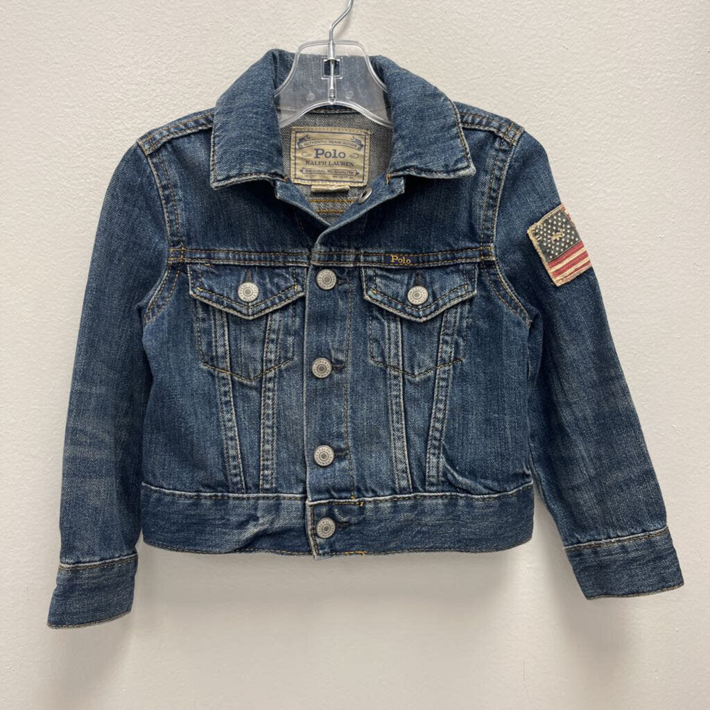 2T: Polo denim jeans jacket