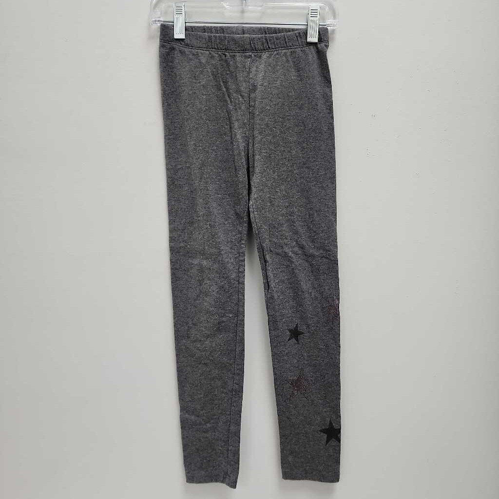 6-7: Gap Kids Gray w/ Star Print Leggings