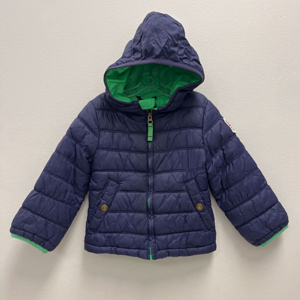 1.5-2Y: Mini Boden Hooded Puffer Coat