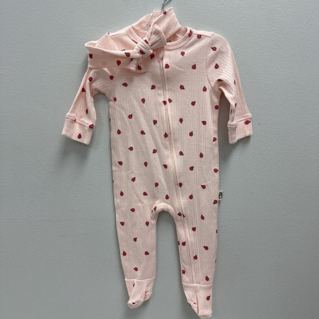 3-6M: Rabbit Bear Pink Lady Bug Sleeper