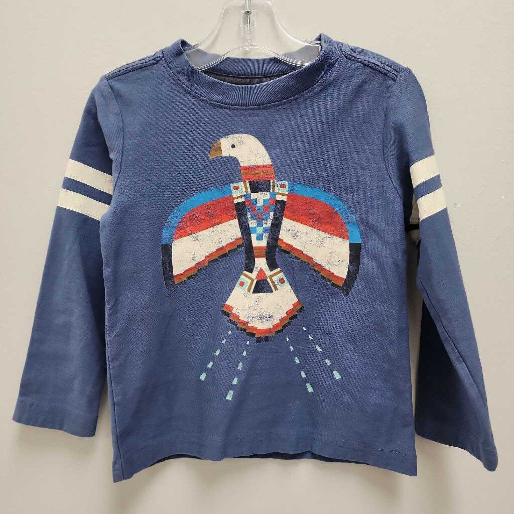 3: Tea Blue Eagle Print Tee